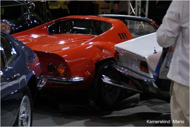 Unfall Techno Classica Essen 2015