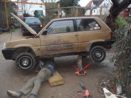 Auspuffwechsel